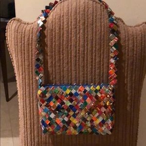 Candy wrapper handbag